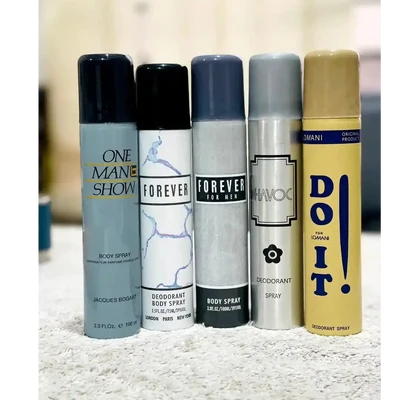 100 ML 5 pcs Body Spray Combo