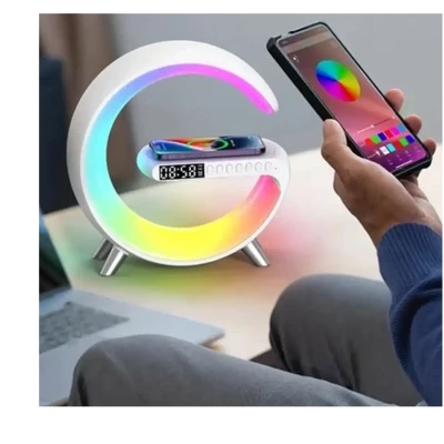 G63 Atmosphere RGB Light Bluetooth Speaker With Wireless Charging