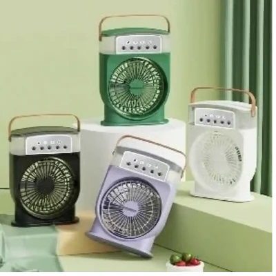 AC DC Rechargeable + Portable Air Cooling Fan