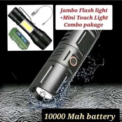Jambo flashlight Combo pakage (Flash light +Mini Tourch light)