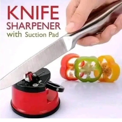 knife sharpener with suction pad