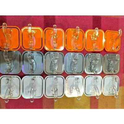 six raw plastic hook